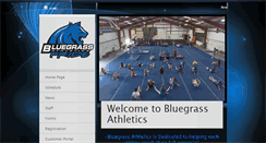 Desktop Screenshot of bluegrassathletics.com