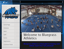 Tablet Screenshot of bluegrassathletics.com